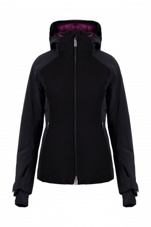 Lyžiarska bunda Kjus Women Solstice Jacket Black/Deep Ruby