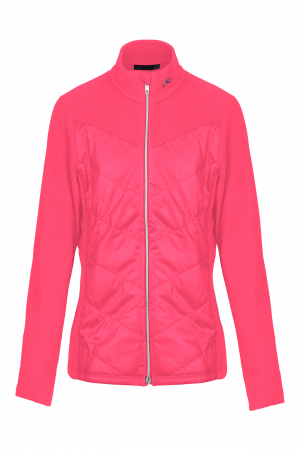 Dětské funkční oblečení Kjus Girls Icicles Midlayer Jacket Cyber Pink