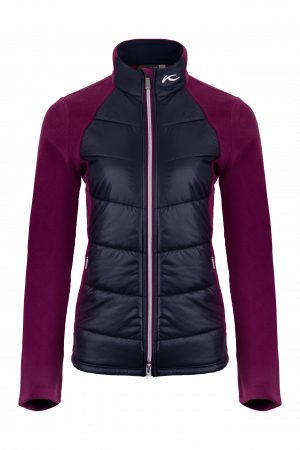 Funkční oblečení Kjus Women Lucerne Jacket Deep Ruby/Atlanta Blue