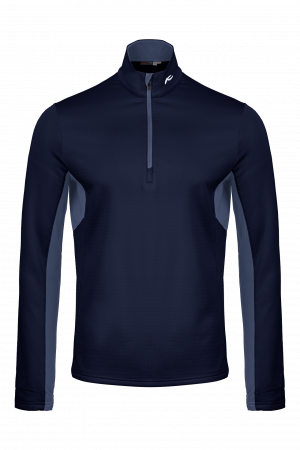 Funkčná lyžiarska mikina Kjus Men Hydraulic Midlayer Half-Zip Atlanta Blue/Amiral Blue