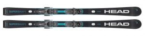Lyže Head Supershape E-Speed  black/blue+ PRD 12 GW 313325