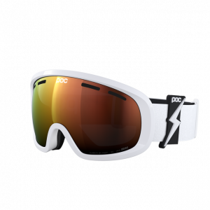 Lyžiarske okuliare POC Fovea Mid Blixten white/Clarity Intense/Partly Sunny Orange, cat.2
