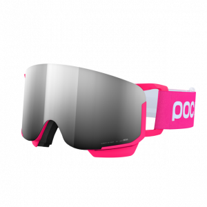 Detské lyžiarske okuliare POCito Nexal fluo/pink sunny silver cat.2