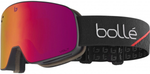 Lyžiarske okuliare Bollé Nevada Race Black Matte-Volt Ruby Cat.2 BG096001