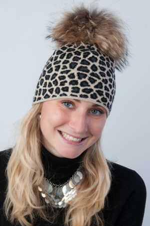 Lyžiarska čiapka R-JET FOR YOU Top Fashion žakár TF/S LEO 04_UNI
