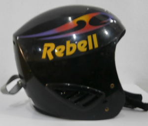 Lyžařská helma BAZAR Rebell black 50