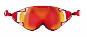 Lyžiarske okuliare Casco FX70 Carbonic red