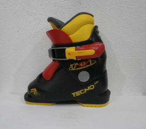 Detské lyžiarky BAZÁR Tecno Pro T01 JR black/red/yellow 160