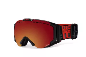 Lyžařské brýle Bliz Carver XT OTG Matt Black Smoke w Red Multi + Extra Orange