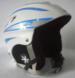 Lyžařská helma BAZAR Rebell White/ Blue XS 53-54 CM