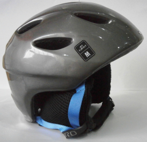Lyžařská helma BAZAR Giro Silver/ Blue M 55-59