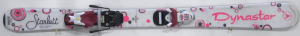 Dětské lyže BAZAR Dynastar Starlett white/pink bubbles 110 cm